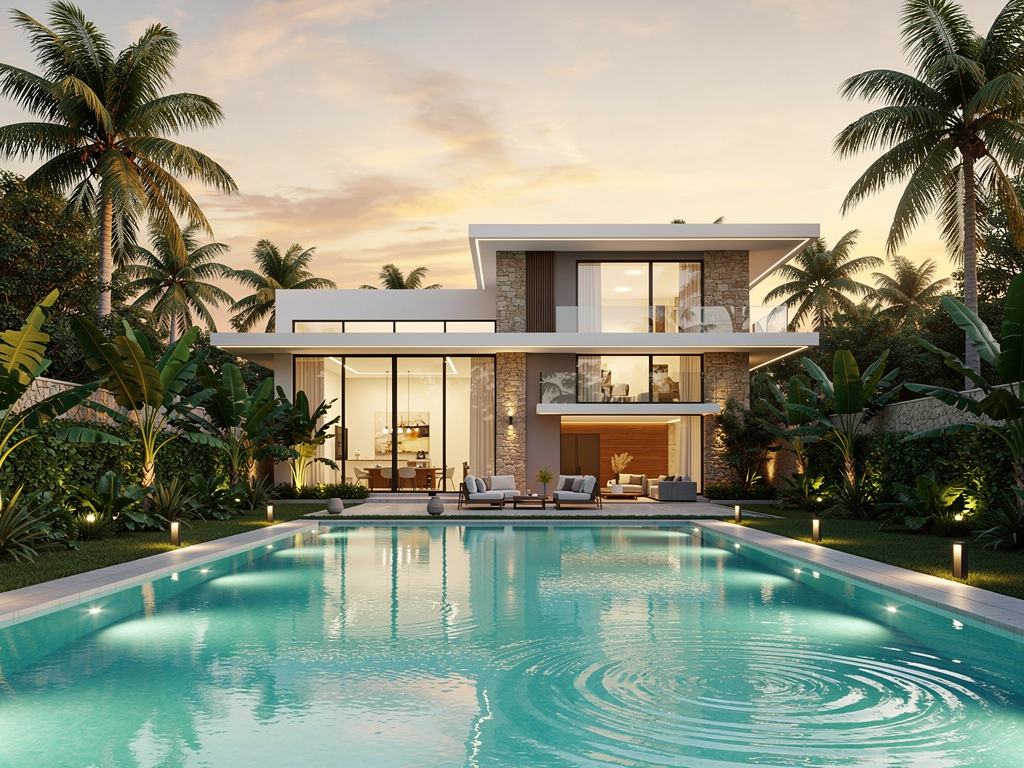 Villa 4 pièces avec piscine — Cocody, Abidjan