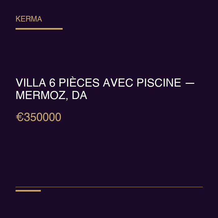 Villa 6 pièces avec piscine — Mermoz, Dakar