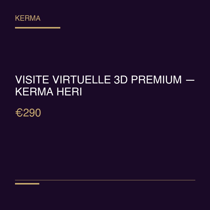 Visite Virtuelle 3D Premium — Kerma Heritage