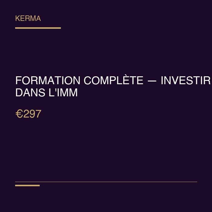 Formation Complète — Investir dans l'Immobilier Africain